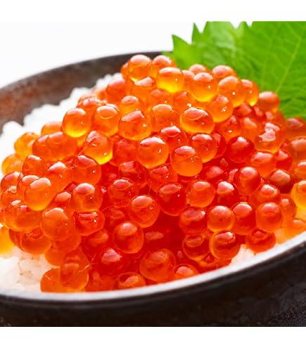 Amazon.co.jp: 天然紅鮭の筋子醤油漬け（ご贈答にも最適容器）500g