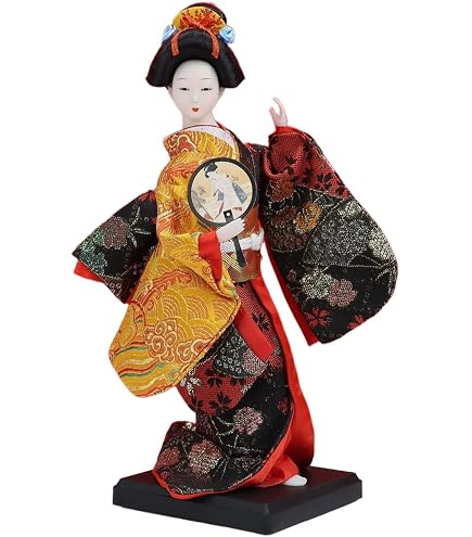 Amazon | △日本人形 ｜高砂人形 翁 媼 2体 セット｜岩田屋 台座付き