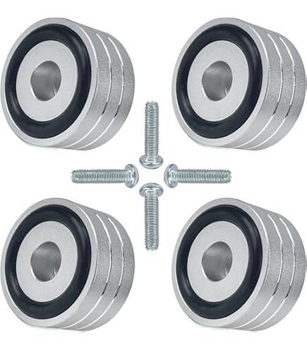 Amazon | KRYNA インシュレーター T-PROP スパイク ネジ経6mm 4個1組