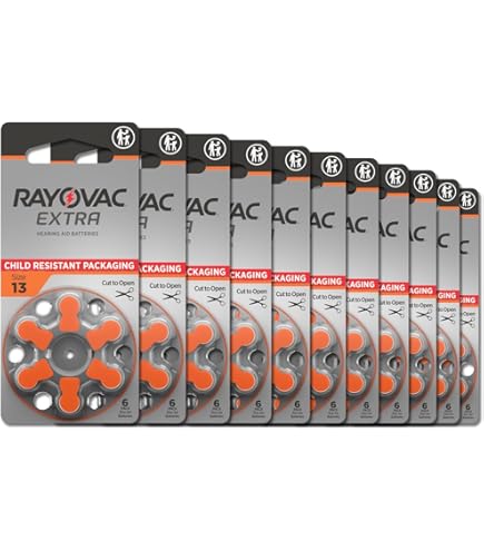 Rayovac Size 13 Zinc Air Performance Hearing Aid Battery - Hearing Aid - View #5