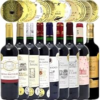 シニアソムリエ厳選 直輸入 全て金賞フランスボルドー辛口赤ワイン9本セット((W0G929SE))(750mlx9本ワインセット)
