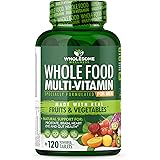 Whole Food Multivitamin for Men (120 Tablets) - Natural Multi Vitamins, Minerals, Organic Extracts - Vegan Vegetarian - Best 