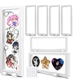 Amazon | COZENRE ラバーストラップ アクリルキーホルダー 収納