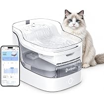 Amazon | PETGUGU 猫 自動給水器 アプリ対応 飲水記録 2L大容量 猫みず