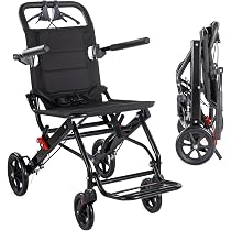 Amazon | lalairodori 車椅子 折畳み 軽量 コンパクト 介助用 車いす
