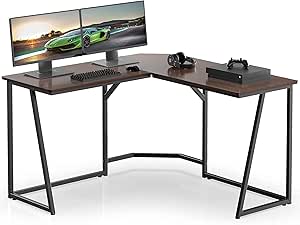 FITUEYES l字 デスク pcデスク コーナーデスク ゲーミングデスク 省