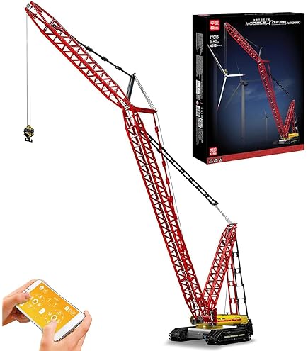 Amazon.co.jp: Mould King 17015 テクノロジー クローラー クレーン