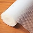 Hersvin 食器棚シート 45*500cm しょっきだな シート 引き出しシート キッチンマット接着剤不要 裁断可能 EVA 耐熱、防湿、防油 食器棚／引き出し／キッチンに適用 家具保護（透明）