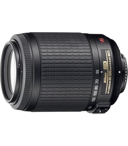 Nikon AF-S 55-300mm f4.5-5.6G DX ED VR, Black : Amazon.com.au