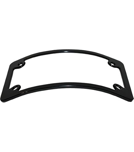Amazon | 完全日本仕様 Meryken Customs Curved Laydown License Plate