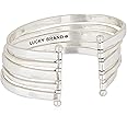 Lucky Brand Multi-Row Cuff Bracelet, Silver, One Size, Metal