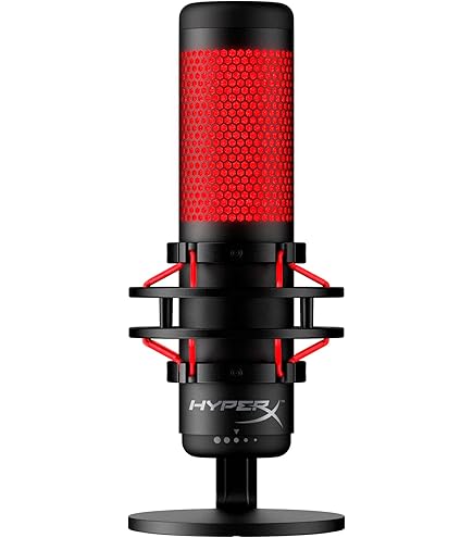 Amazon.co.jp: HyperX QuadCast スタンドアロンマイク ストリーマー