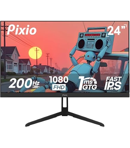 Amazon.co.jp: Pixio PS1D Wave ブラック デュアルモニターアーム