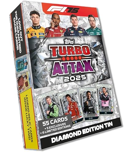 Amazon.co.jp: 2021 Topps F1 Turbo Attaxカード - 10パックセット(1