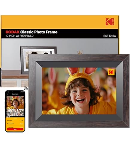 Amazon | コダック10.1インチWiFiデジタルフォトフレーム、1280 x 800