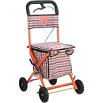 Amazon | シルバーカー 四輪歩行車 座れる 組立不要 軽量