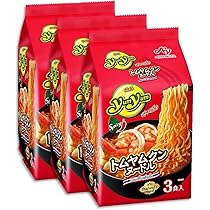 Amazon.co.jp: Ajinomoto 味の素 Yum Yum トムヤムクンヌードル 3食入