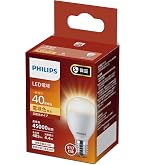 Amazon.co.jp: エルパ(ELPA) LED電球 ミニクリプトン球形 口金E17 40W