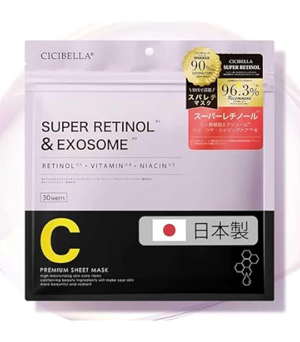 KOR JAPAN STEM CELL レチノール＆ビタミン エッセンスマスク 30枚