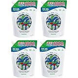 【まとめ買い】サラヤ ヤシノミ洗剤 スパウト詰替用 1000mｌ×4個