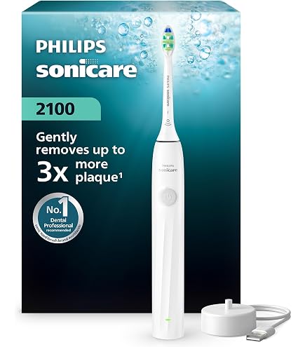 Philips Sonicare Electric Toothbrush, 3100 Series (Lightweight