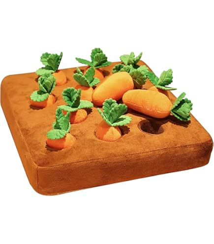 Amazon | Echana にんじん畑 ノーズワーク ペットおもちゃ クッション
