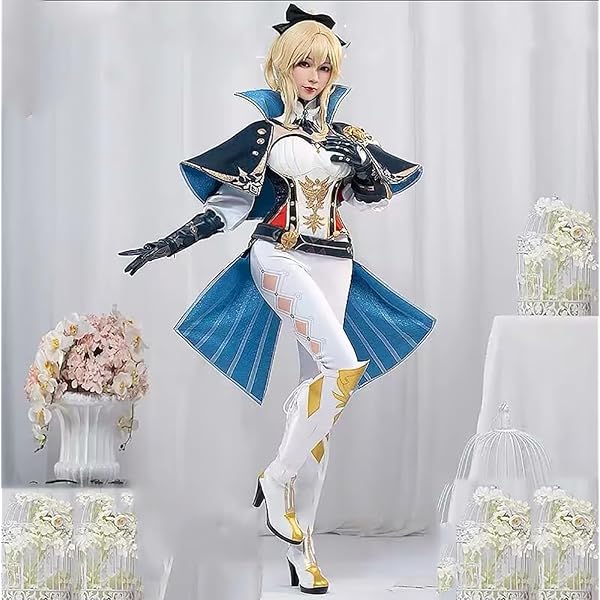 原神 ジン コスプレ衣装 Amazon.co.jp: [1998] 原神 Genshin げんしん ジン コスプレ衣装