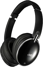 JVC HA-S88BN ノイズキャンセリングヘッドホン Bluetooth・NFC対応/連続27時間再生/有線接続対応/ハンズフリー通話用マイク内蔵/折りたたみ式