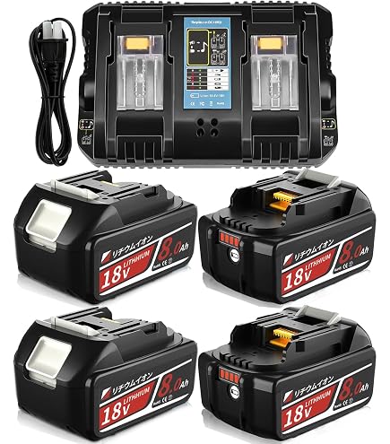 Amazon.co.jp: Powayup 互換マキタ 18v バッテリー BL1860B 8.0Ah大