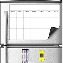 Amazon | Monoc ホワイトボード カレンダー マグネットシート 冷蔵庫に