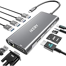 ✨1点限り✨USB3.0接続 ドッキングステーション Amazon | USB-C ハブ ドッキング ステーション 11-in-1 5 Gbps
