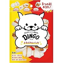 Amazon.co.jp: ディンゴ (DINGO) 犬 おやつ トライアルパック 6個入 犬