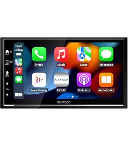 Kenwood DMX5523S 7-inch Display Audio Wireless Connectivity