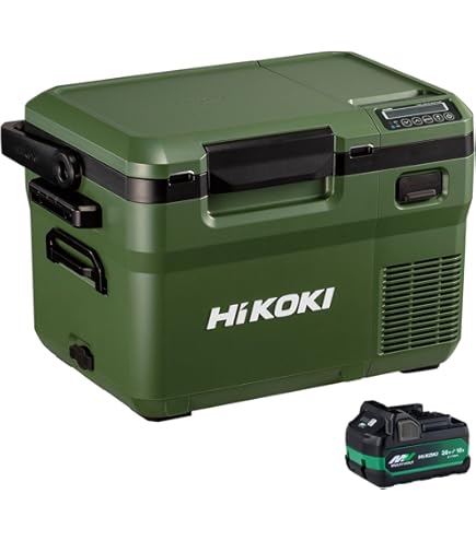 Amazon.co.jp: HiKOKI(ハイコーキ) コードレス冷温庫 電子冷却式 本体 