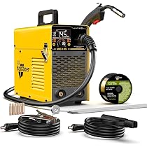 Amazon | haxiaoer半自動溶接機 最大出力145A 100V専用溶接機1台3役