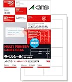 Amazon.co.jp: エーワン ラベルシール 31504 プリンタ兼用 四辺余白付