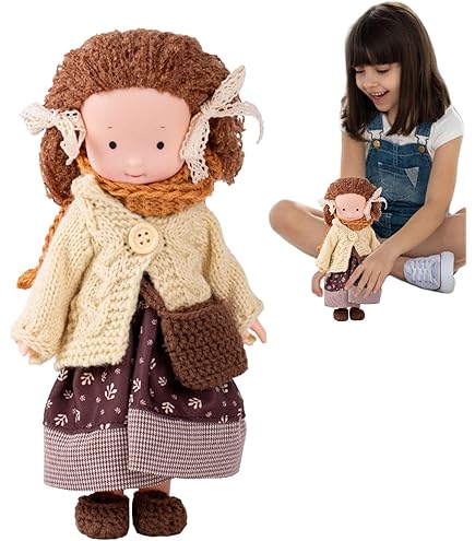 Amazon.co.jp: Ladruph ウォルドルフ人形 24cm 交換可能な人形 全身服