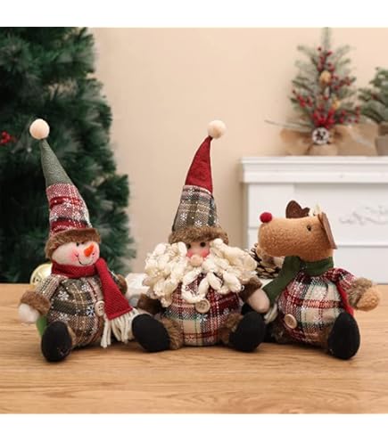 Amazon.co.jp: MrMrKura クリスマス飾り 妖精 置物 ドワーフ 4個セット