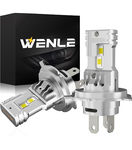 Amazon | WENLE 新型 超小型サイズ 爆光 H4 H19 共用 led ヘッドライト