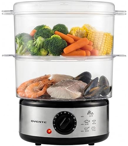 Amazon | Hamilton Beach デジタル電気フードスチーマー&炊飯器 野菜や