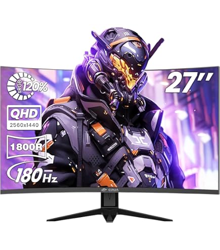 Amazon.co.jp: KEY TO COMBAT 27インチ 湾曲ゲーミングモニター