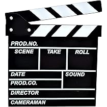 Amazon | [ポジティブ] カチンコ 映画 撮影用 小道具 ハリウッド