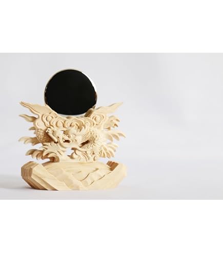 Amazon.co.jp: 一彫堂 鏡 全面彫 桜 軽井沢彫 ICCHODO : ホーム＆キッチン