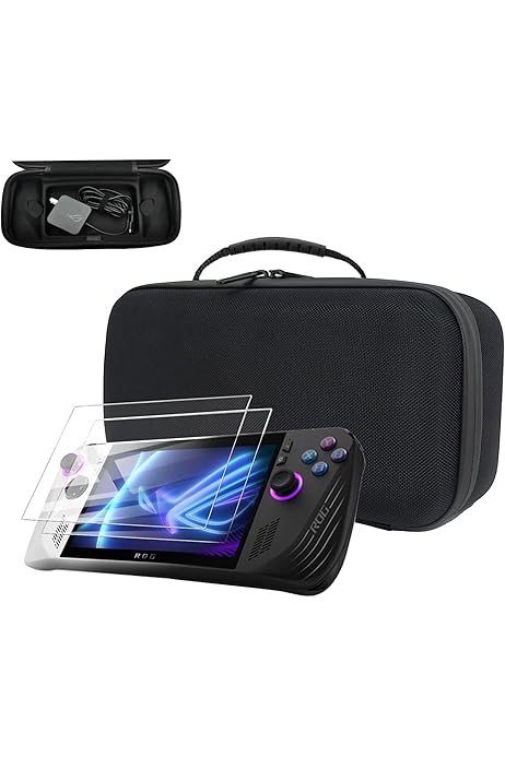 Amazon.co.jp: ASUS ROG Ally Premium Hard Case ポータブル ケース 