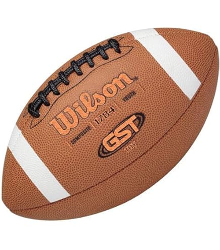 【新品】ウィルソンWilson フットボール  GSTレザー（ユースサイズ） 革ボール】ウィルソン GST オフィシャル WTF1003B アメフト