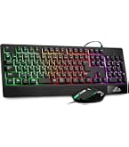 Amazon | Mafiti ゲーミング キーボード マウス セット USB有線 106