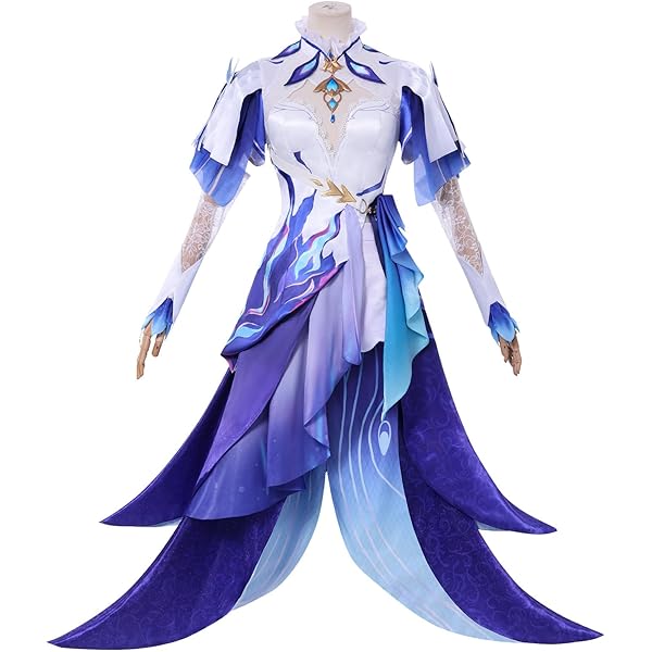 Amazon.co.jp: qiqincosplay 鳴潮 カンタレラ コスプレ衣装 ウィッグ