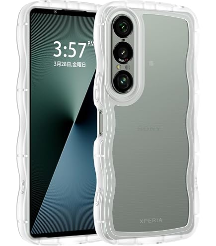 Amazon.co.jp: Xperia 1 VII ケース クリア スタンド機能 SO-51F