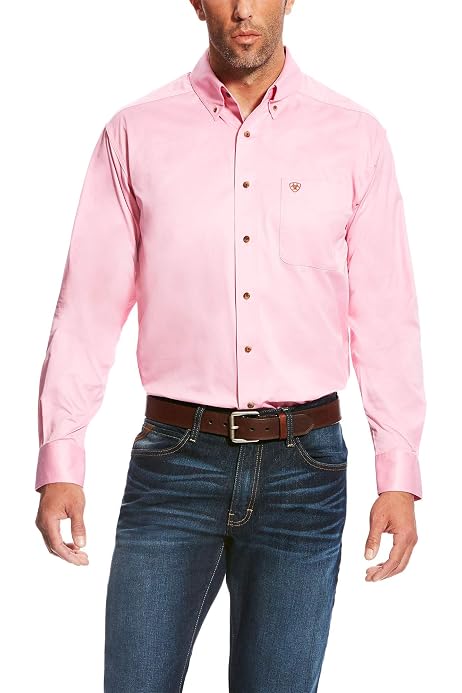 Tall Team Logo Long Sleeve Twill Shirt 