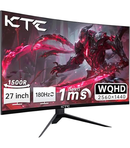 KTC 27インチ WQHD ゲーミングモニター H27T22S 安すぎ21,120円。27型WQHD/180Hzのゲーミングディスプレイ「KTC